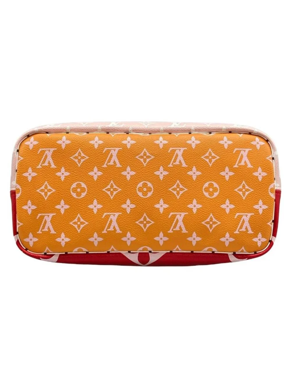 Louis Vuitton Tote Bag Giant Monogram Neverfull MM Rouge